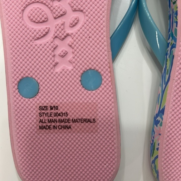 Brand new never worn Lilly Pulitzer FlipFlops Sz 9/10 Item# 8V - Picture 5 of 5